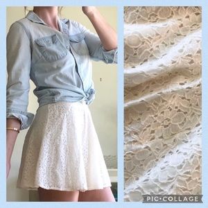 Arizona Cream Lace Skirt